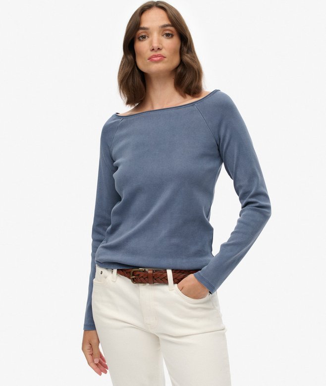 Superdry Bardot Off Shoulder Top