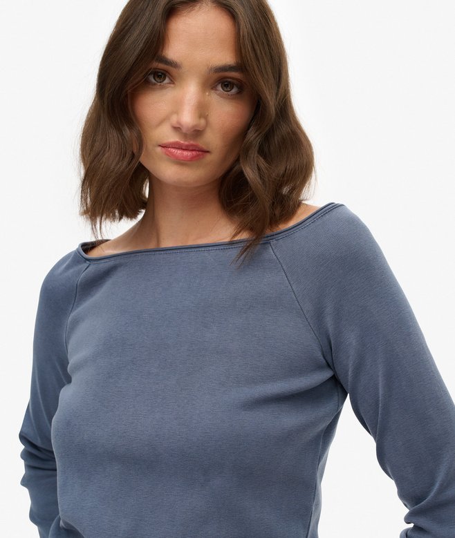 superdry Bardot Off Shoulder Top