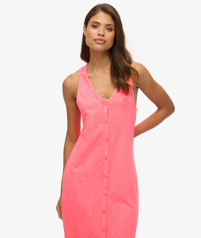 Superdry Beach Jersey Midi Dress