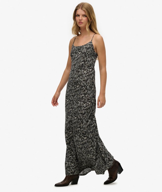 Superdry Bias Cut Maxi Slip Dress
