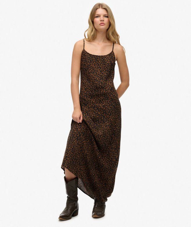 superdry Bias Cut Maxi Slip Dress
