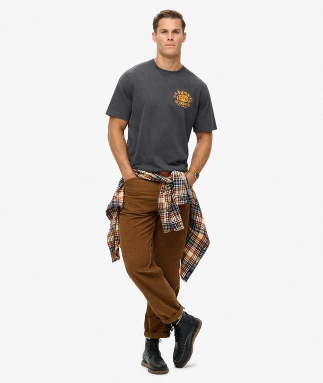 Superdry Biker Rock Graphic Loose T-Shirt