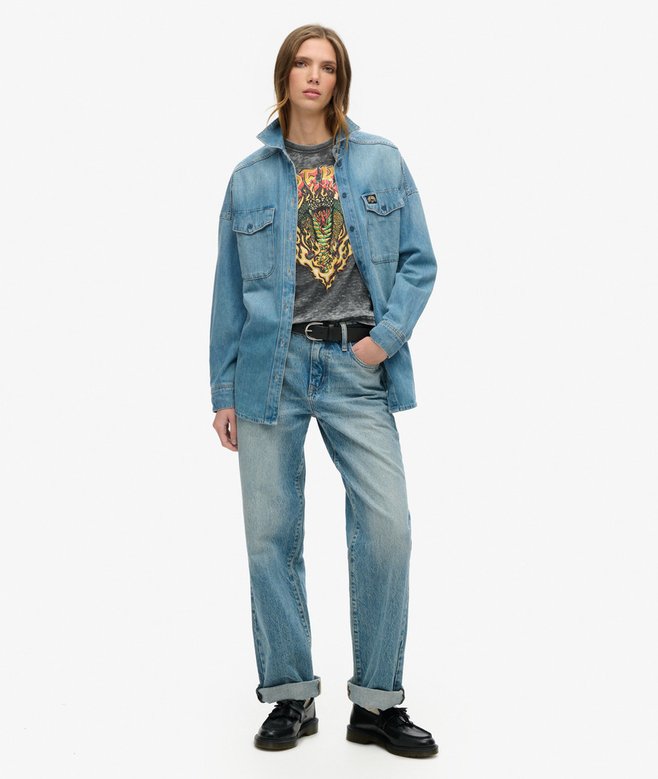 Superdry Biker Rock Graphic T-Shirt