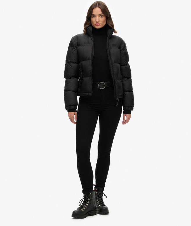 Superdry Black Puffer Jacket