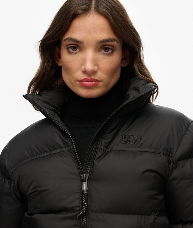Superdry Black Puffer Jacket