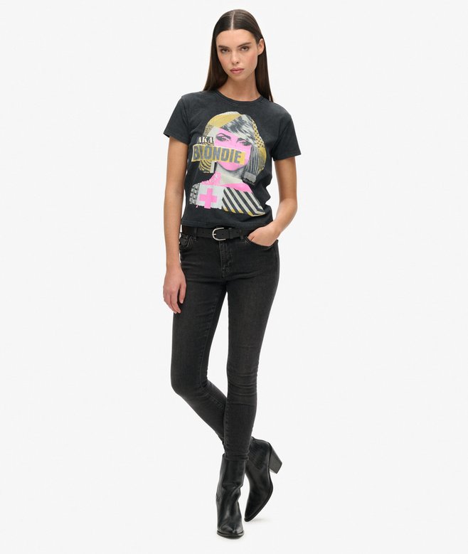 Superdry Blondie X Superdry Fitted T-Shirt
