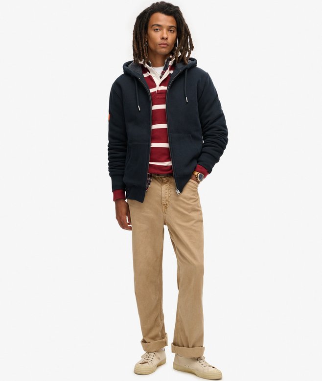 Superdry Borg Lined Zip Hoodie