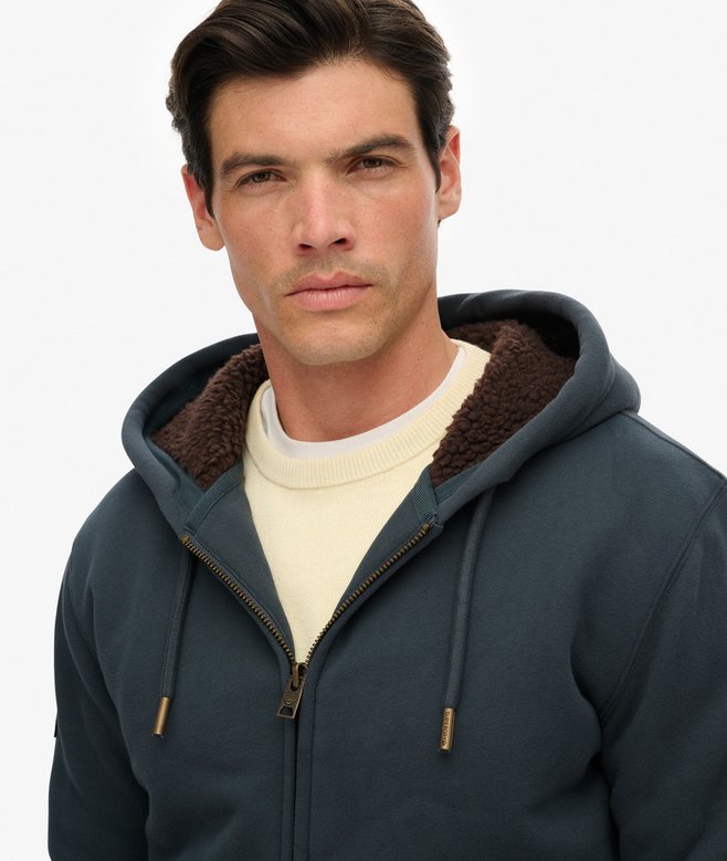Superdry Borg Lined Zip Hoodie