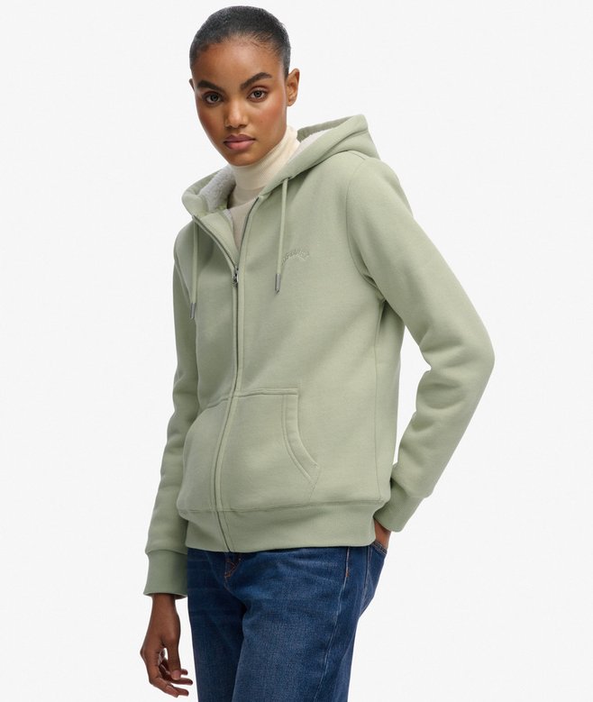 Superdry Borg Lined Zip Hoodie