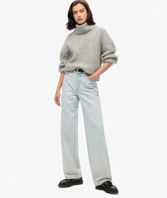 Superdry Brushed Rib Slouch Neck Jumper