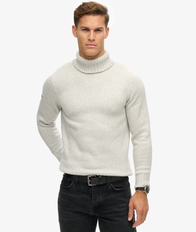 superdry Brushed Roll Neck Jumper