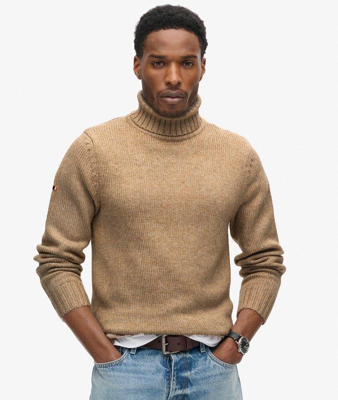 superdry Brushed Roll Neck Jumper