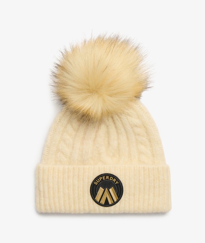 superdry Cable Luxe Knit Beanie Hat