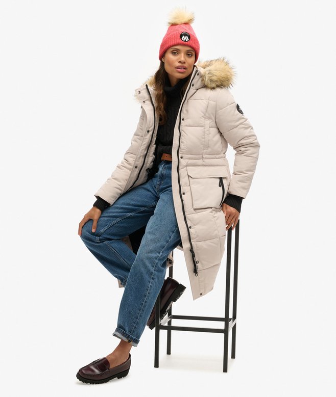 Superdry Cable Luxe Knit Beanie Hat