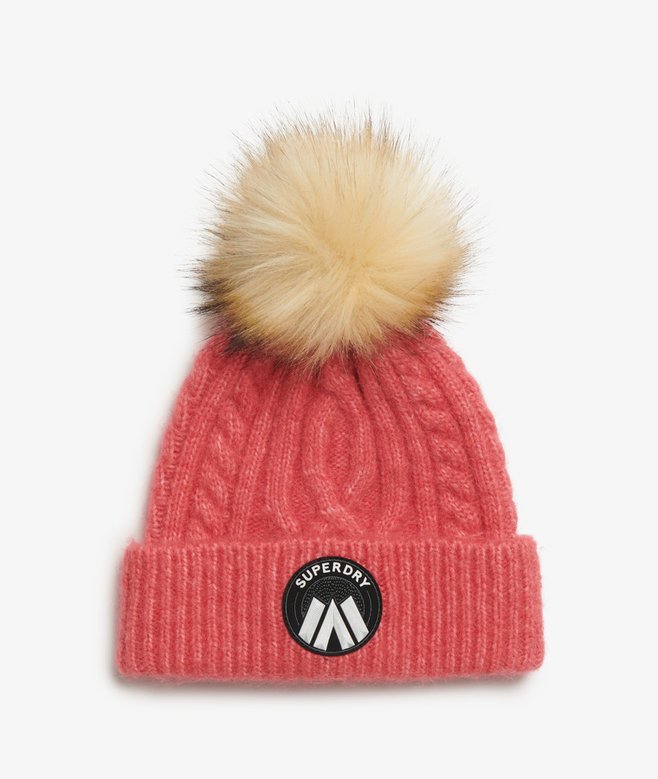superdry Cable Luxe Knit Beanie Hat