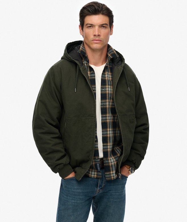 Superdry Canvas Surplus Hooded Jacket