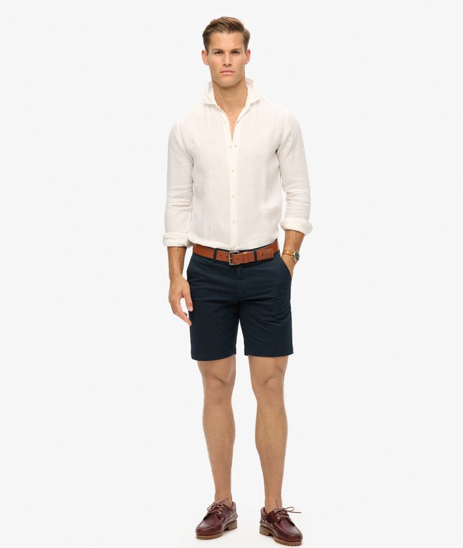 Superdry Casual Linen Long Sleeve Shirt