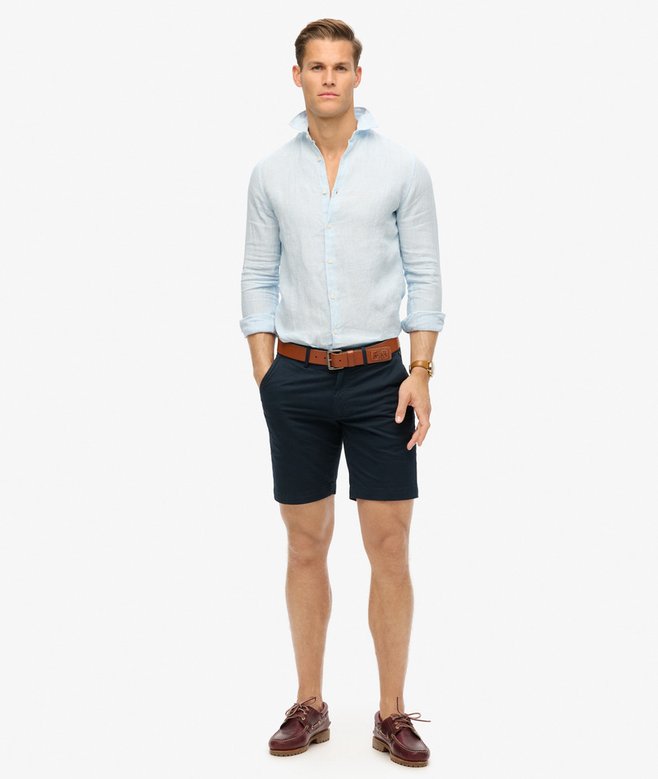 Superdry Casual Linen Long Sleeve Shirt