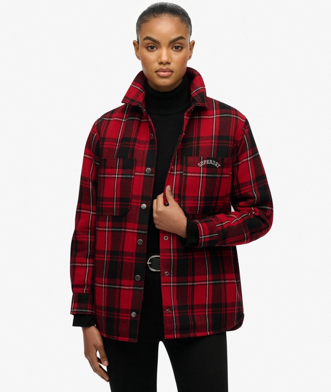 superdry Check Lined Shirt