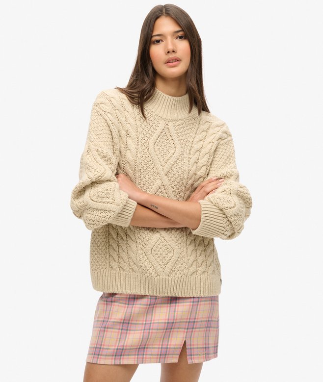 superdry Check Mini Skirt