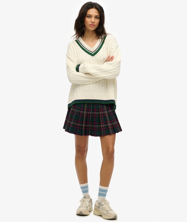 superdry Check Mini Skirt