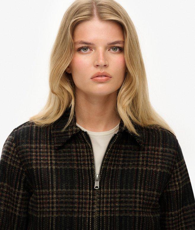 Superdry Checked Ranch Quilted Jacket