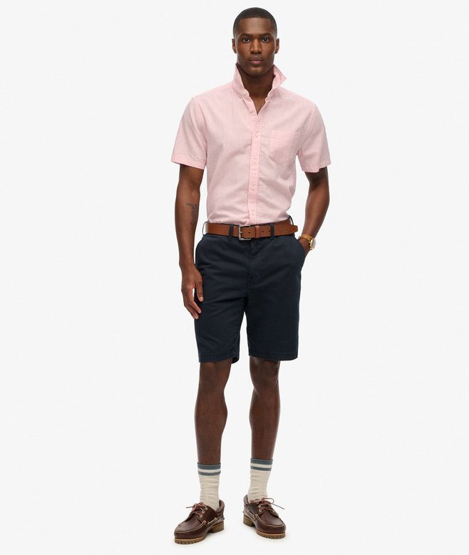 Superdry City Cotton Linen Short Sleeve Shirt