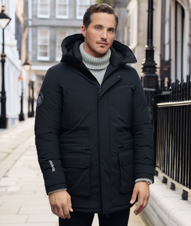 superdry City Padded Parka Coat