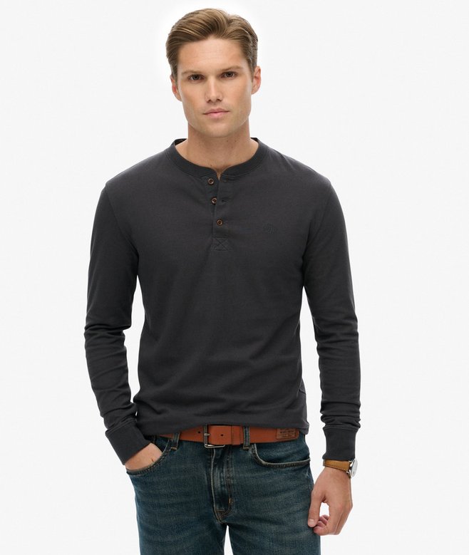 superdry Classic Essential Grandad Top