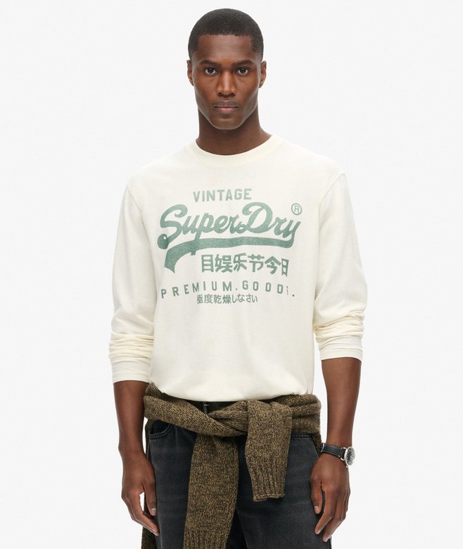 superdry Classic Graphic Long-Sleeved Top