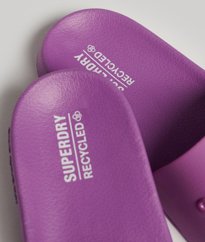 Superdry Code Logo Pool Sliders