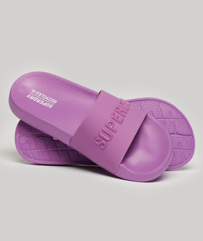 superdry Code Logo Pool Sliders