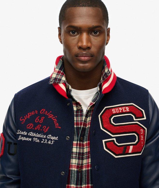 Superdry College Varsity Patched Bomber Jacket