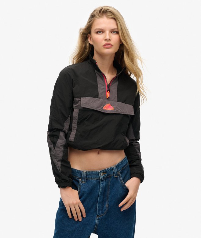 superdry Colourblock Track Overhead Jacket