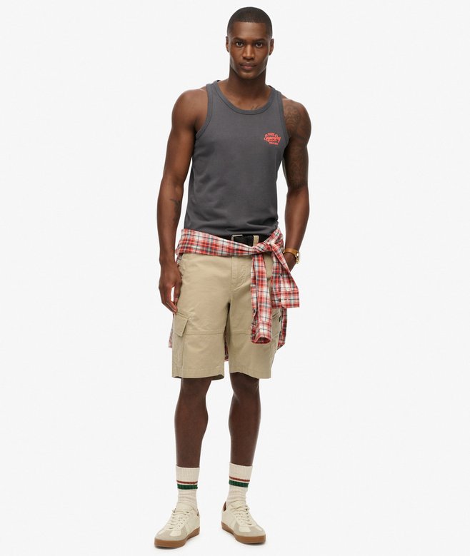 Superdry Contrast Script Vest