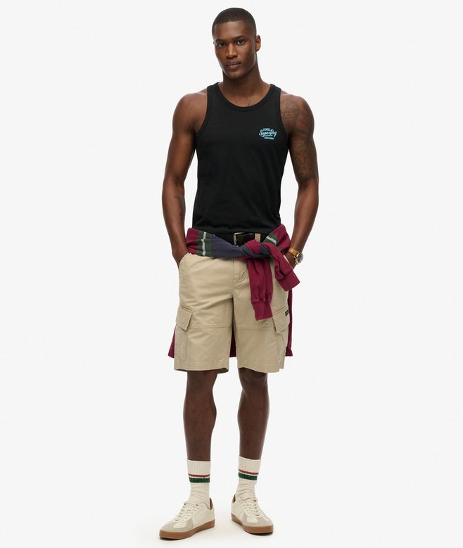 Superdry Contrast Script Vest