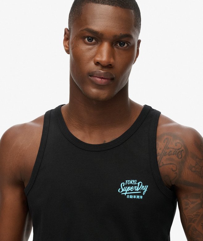 Superdry Contrast Script Vest