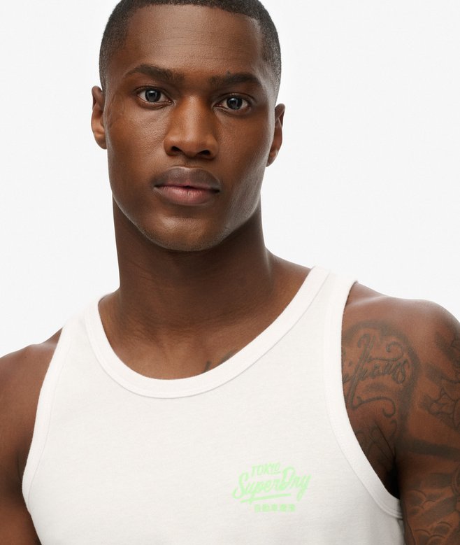 Superdry Contrast Script Vest