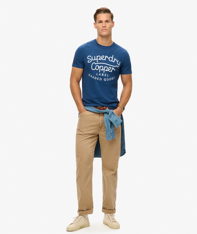 Superdry Copper Label Script T-Shirt