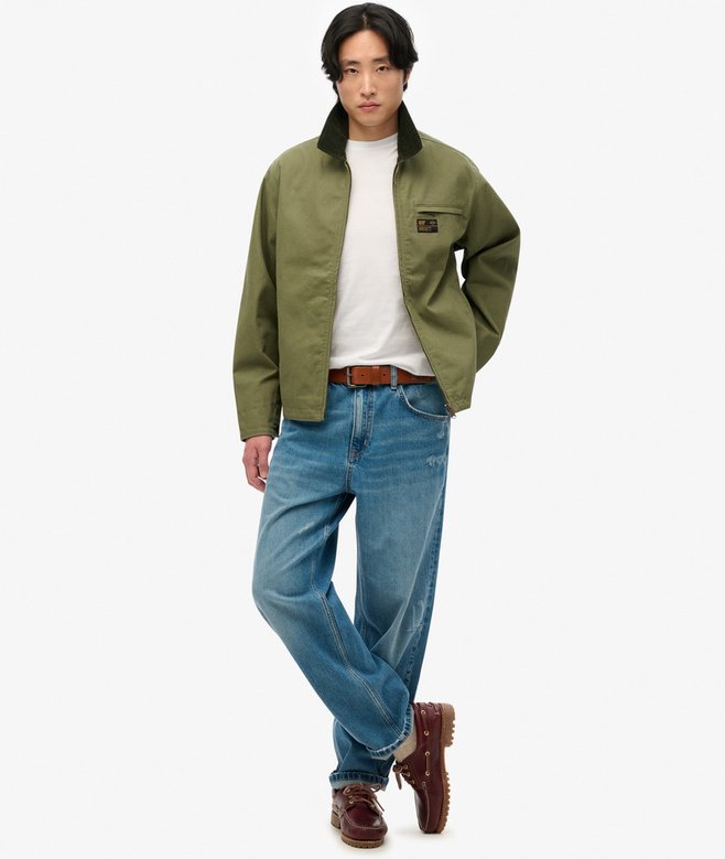 Superdry Cord Collar Barn Jacket