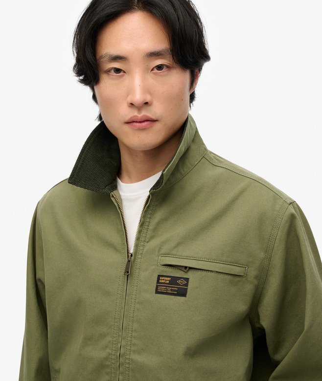 Superdry Cord Collar Barn Jacket