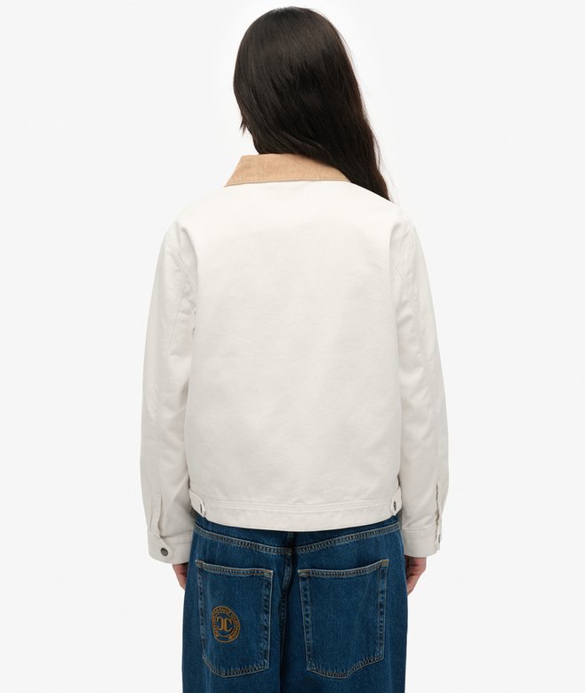 Superdry Cord Collar Barn Jacket