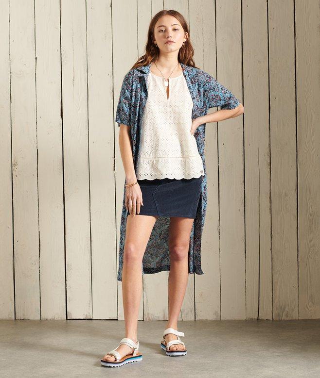 Superdry Cord Mini Skirt