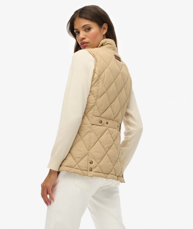 Superdry Cord Trimmed Liner Gilet