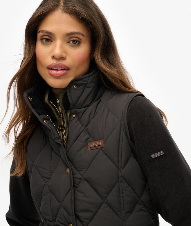 Superdry Cord Trimmed Liner Gilet