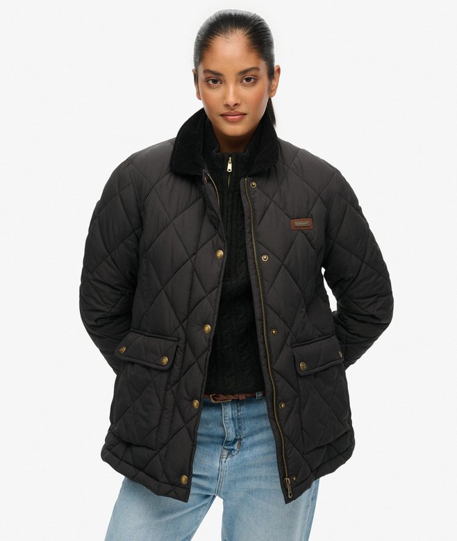 superdry Cord Trimmed Liner Jacket