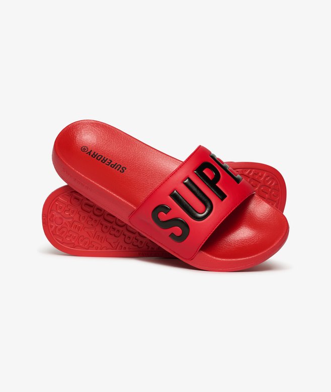 superdry Core Graphic Pool Sliders
