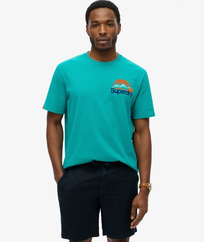 superdry Core Logo Great Outdoors Chest T-Shirt
