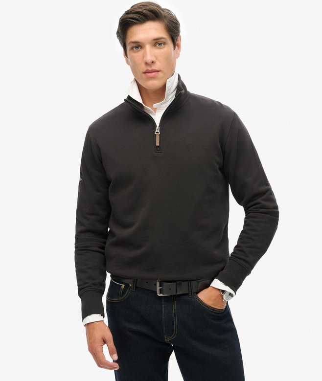 superdry Core Logo Half Zip Sweatshirt