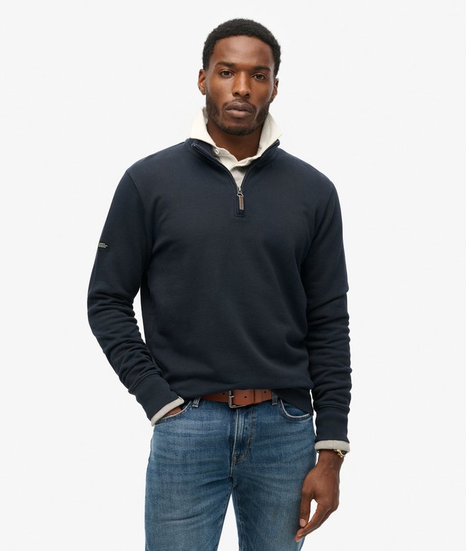 superdry Core Logo Half Zip Sweatshirt